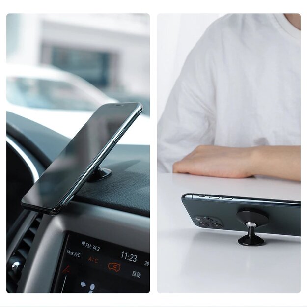 Wozinsky Magnetic Car Dashboard 360 Self-adhesive Black (WMH-05) 9