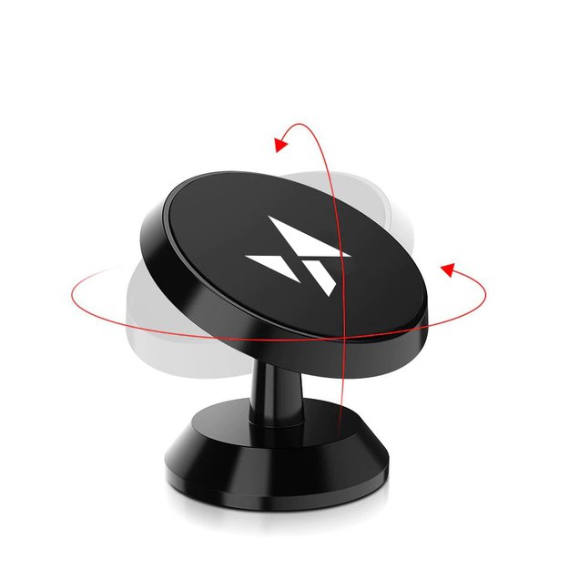 Wozinsky Magnetic Car Dashboard 360 Self-adhesive Black (WMH-05) 2