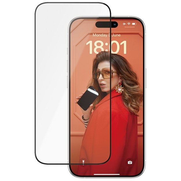 PanzerGlass Ceramic Protection ceramic glass for iPhone 15 Pro with positioner 1
