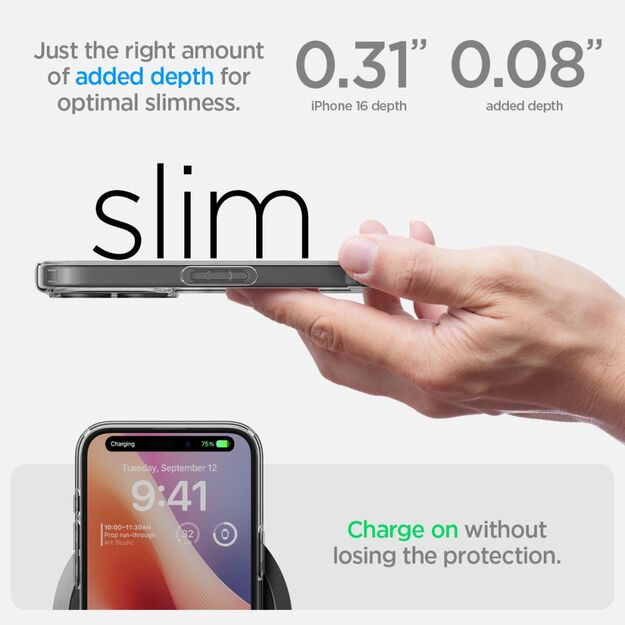 Spigen Ultra Hybrid for iPhone 16 - Clear 12