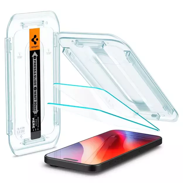 Spigen Glas.tR EZ Fit tempered glass for iPhone 16 Pro Max - 2 pcs. 1