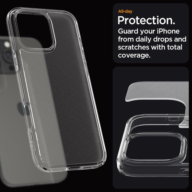 Spigen Ultra Hybrid Case for iPhone 16 Pro Max - Clear 12