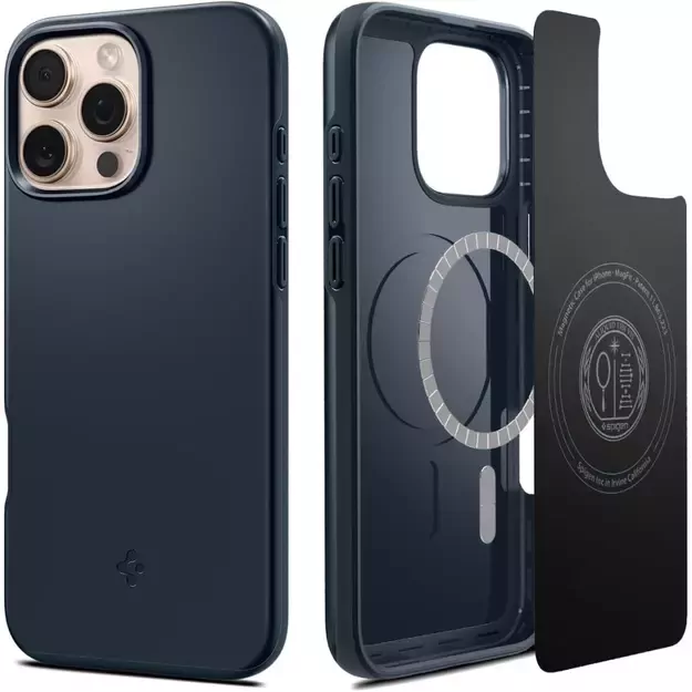 Spigen Thin Fit MagSafe Case for iPhone 16 Pro Max - Dark Gray