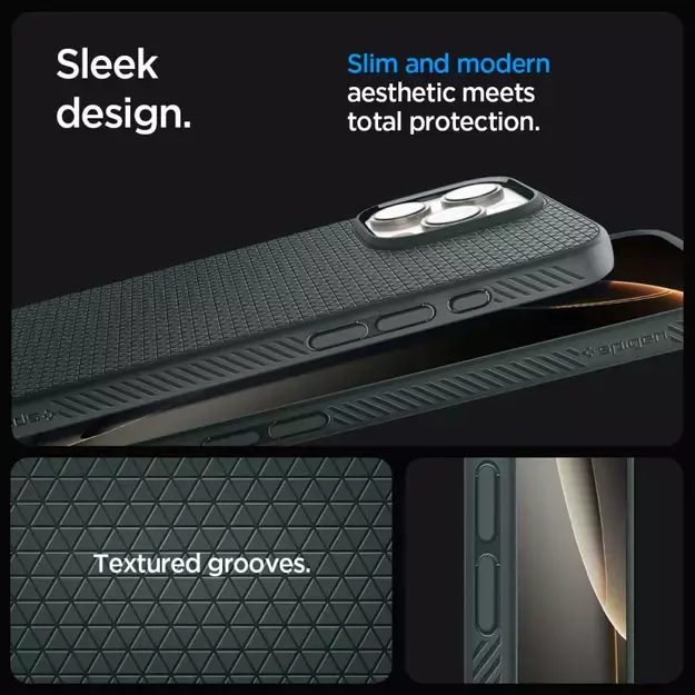 Spigen Liquid Air Case for iPhone 16 Pro Max - Green 2