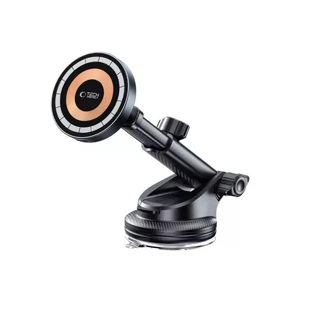 Tech-Protect MM15W MagSafe Car Holder with 15W Inductive Charger for Air Vent and Dashboard - Black 2