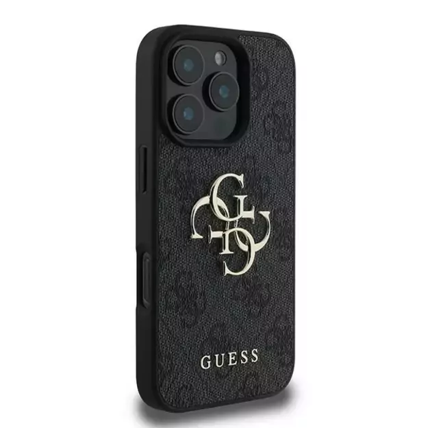 Guess 4G Big Logo iPhone 16 Pro Case - Black 10