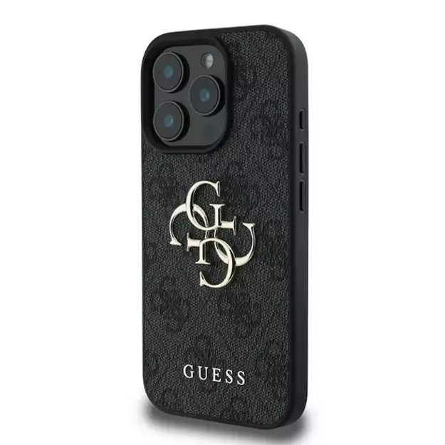 Guess 4G Big Logo iPhone 16 Pro Case - Black 6