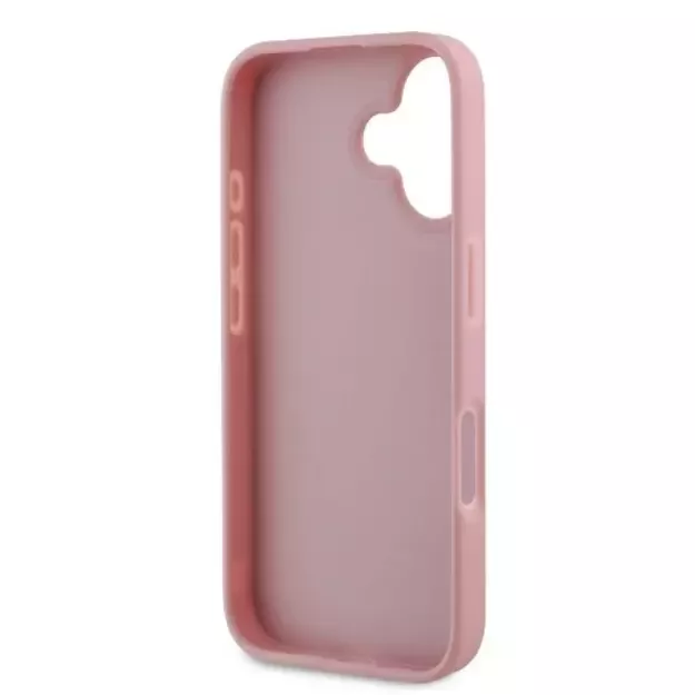 Guess Fixed Glitter Big 4G iPhone 16 Case - Pink 13