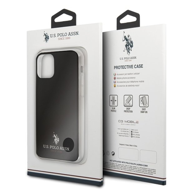 US Polo USHCN65TPUBK iPhone 11 Pro Max czarny/black Shiny 6