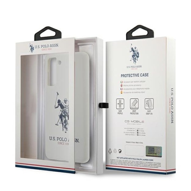 US Polo USHCS21MSLHRWH S21+ G996 biały/white Silicone Logo 7