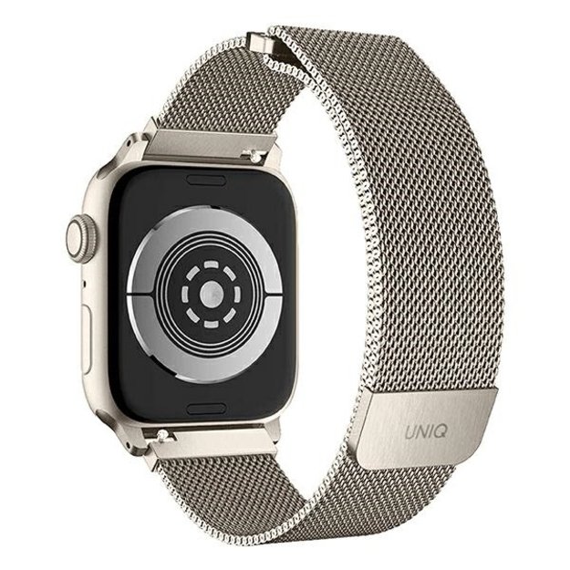 Uniq Dante Stainless Steel strap for Apple Watch 1/2/3/4/5/6/7/8/SE/SE2 42/44/45mm - beige 1