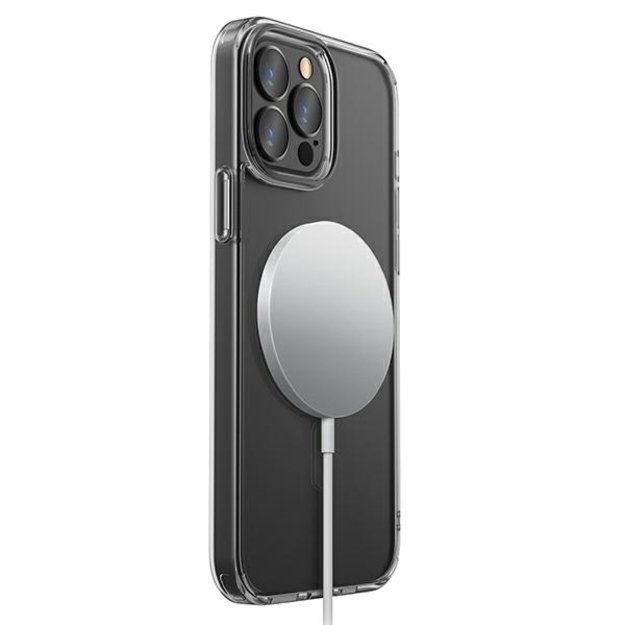 Uniq LifePro Xtreme Magclick Charging case for iPhone 14 Pro Max - gray and black 6