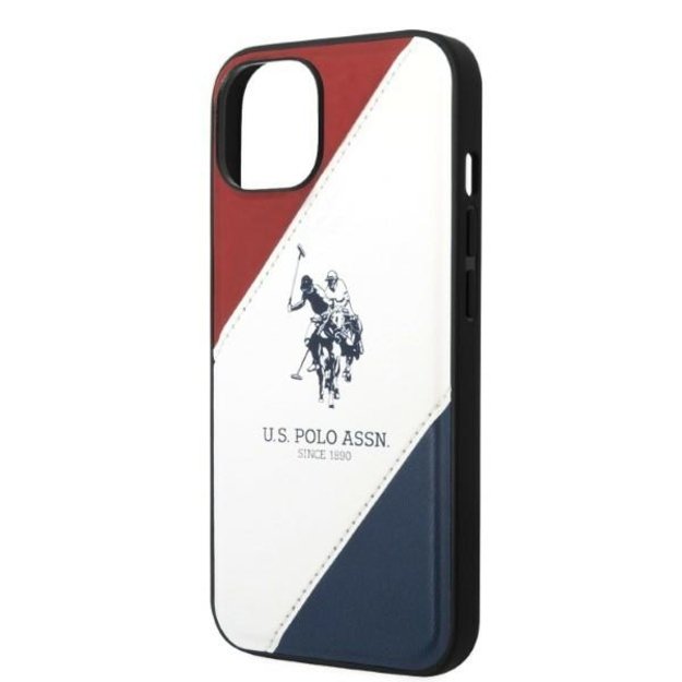 US Polo USHCP14MPSO3 iPhone 14 Plus 6.7&quot  white/white Tricolor Embossed 4