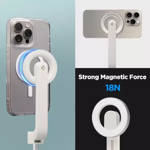 Selfie stick Spigen S571W MagSafe Bluetooth with tripod - beige 18