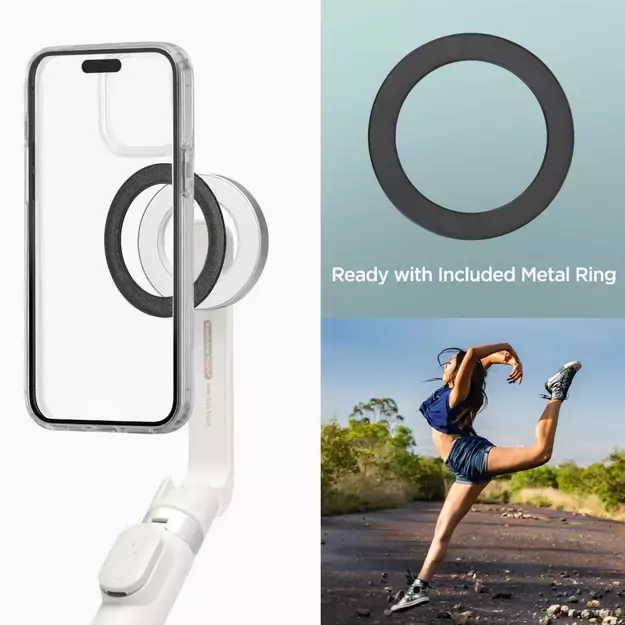 Selfie stick Spigen S571W MagSafe Bluetooth with tripod - beige 17