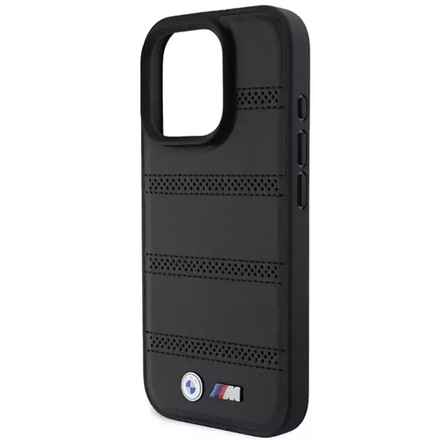 BMW M Perforated And Stitched Line MagSafe case for iPhone 16 Pro - black 5