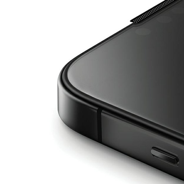 Uniq Optix Privacy Tempered Glass for iPhone 15/14 Pro with Applicator 2