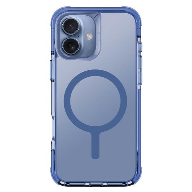 Uniq Combat iPhone 16 6.1&quot  case Magclick Charging blue/pearl blue 1
