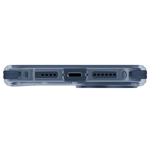 Uniq Combat iPhone 15 Pro Max 6.7&quot  Magclick Charging case dark blue/smoke blue 3