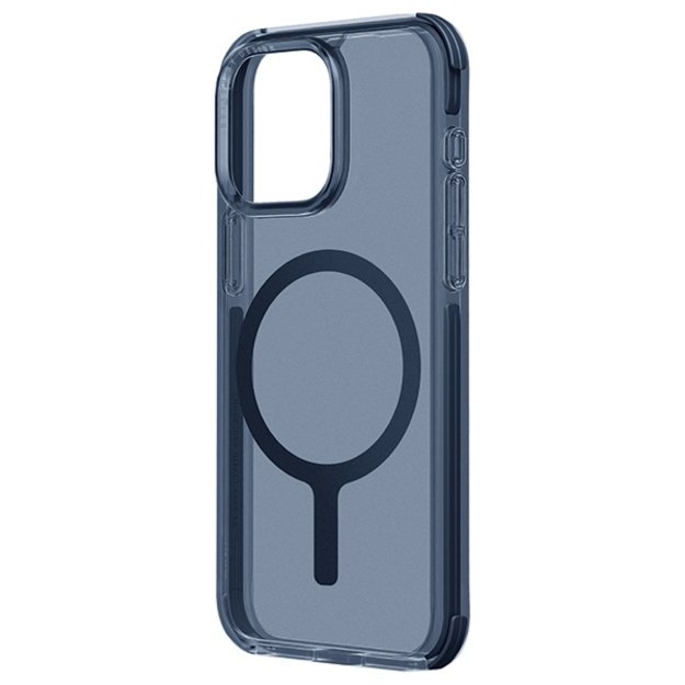 Uniq Combat iPhone 15 Pro Max 6.7&quot  Magclick Charging case dark blue/smoke blue 1