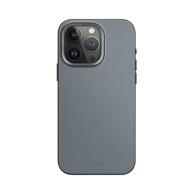 Uniq Lyden DS iPhone 15 Pro 6.1&quot  Magclick Charging case blue-black/washed blue-black 1