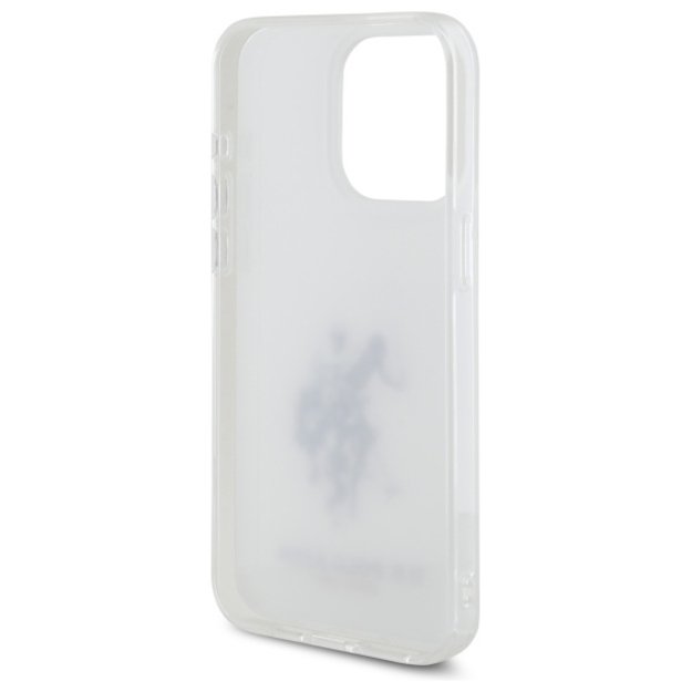 US Polo USHCP15XTPUHRBH iPhone 15 Pro Max 6.7&quot  white Shiny Big Logo 6