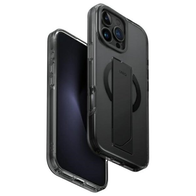 Uniq Heldro Max iPhone 16 Pro Max 6.9&quot  Magclick Charging case black/vapour smoke