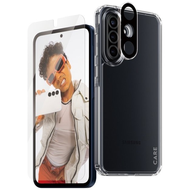 CARE by PanzerGlass Flagship 3in1 Case+Glass+Lens for Samsung Galaxy A36 5G - transparent 1