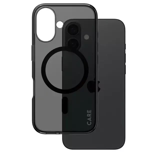 CARE by PanzerGlass Flagship Case iPhone 16 6.1&quot  smoke/smokey MagSafe 1349 1