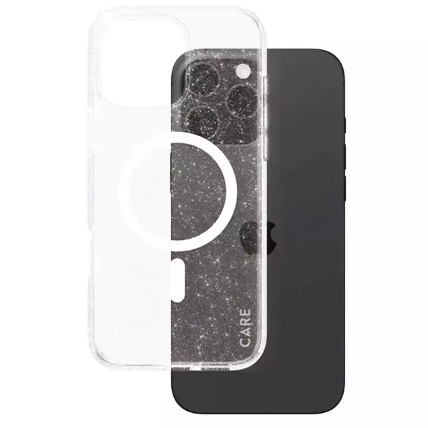 CARE by PanzerGlass Flagship Star Lit Case iPhone 16 Pro Max 6.9&quot  white/white MagSafe 1344 4