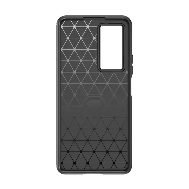 Carbon Case for Xiaomi Poco F4 5G flexible silicone carbon cover black 2