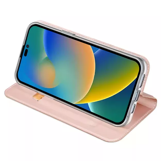 Dux Ducis Skin Pro holster cover flip cover for iPhone 14 Pro pink 24