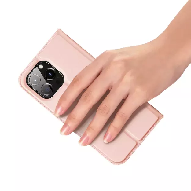Dux Ducis Skin Pro holster cover flip cover for iPhone 14 Pro pink 26