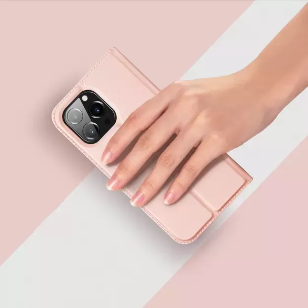 Dux Ducis Skin Pro holster cover flip cover for iPhone 14 Pro pink 32
