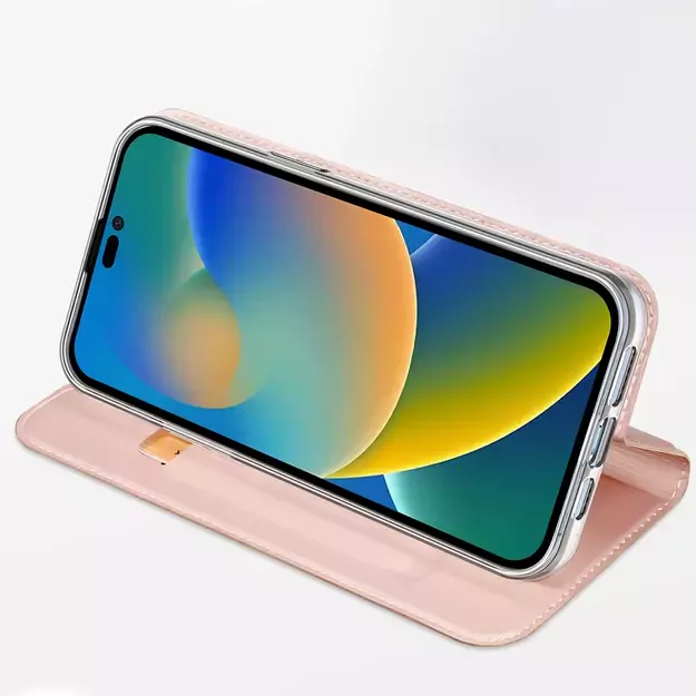 Dux Ducis Skin Pro holster cover flip cover for iPhone 14 Pro pink 37
