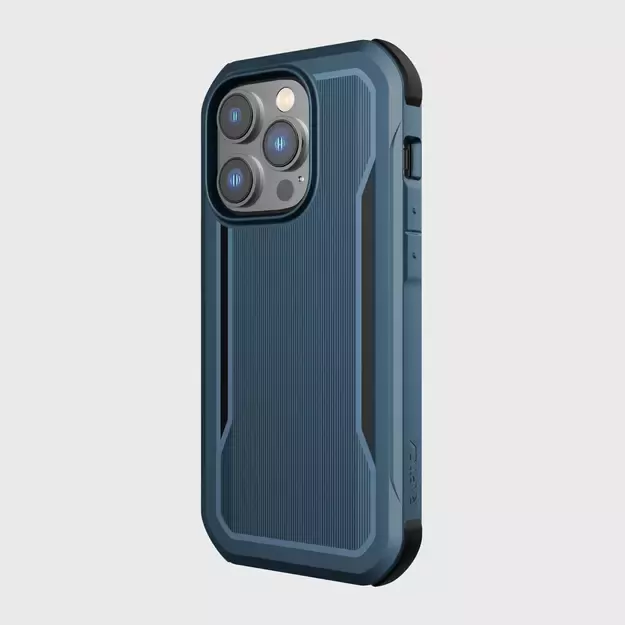 Raptic X-Doria Fort Case iPhone 14 Pro with MagSafe armored blue cover 8