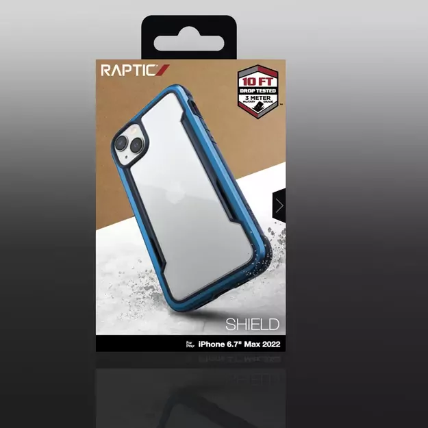 Raptic X-Doria Shield Case iPhone 14 Plus armored cover blue 17