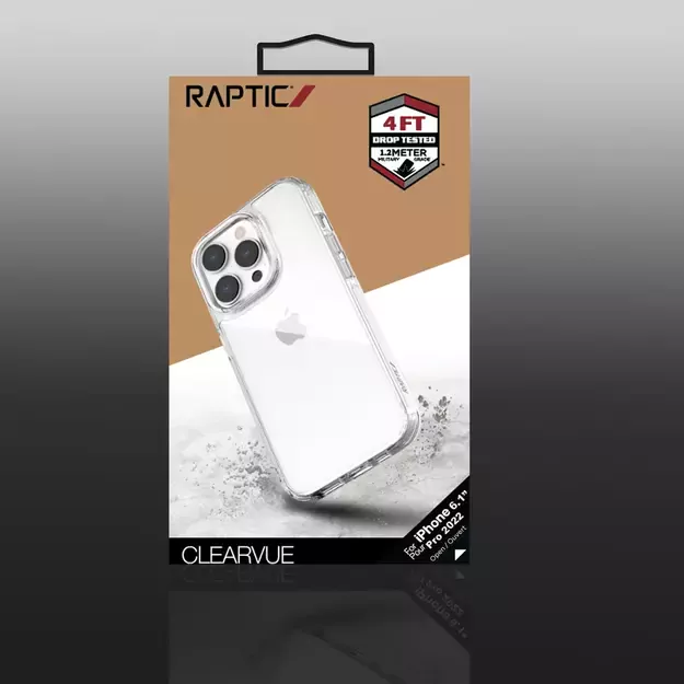 Raptic X-Doria Clearvue Case iPhone 14 Pro back cover clear 2