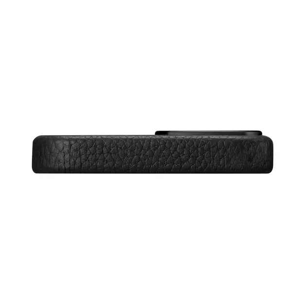 iCarer Litchi Premium Leather Case iPhone 14 Plus Magnetic Leather Case with MagSafe Black (WMI14220711-BK) 3
