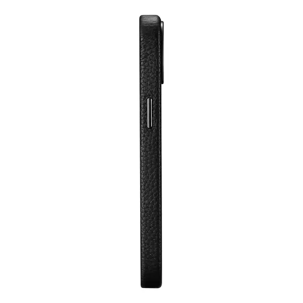 iCarer Litchi Premium Leather Case iPhone 14 Plus Magnetic Leather Case with MagSafe Black (WMI14220711-BK) 6