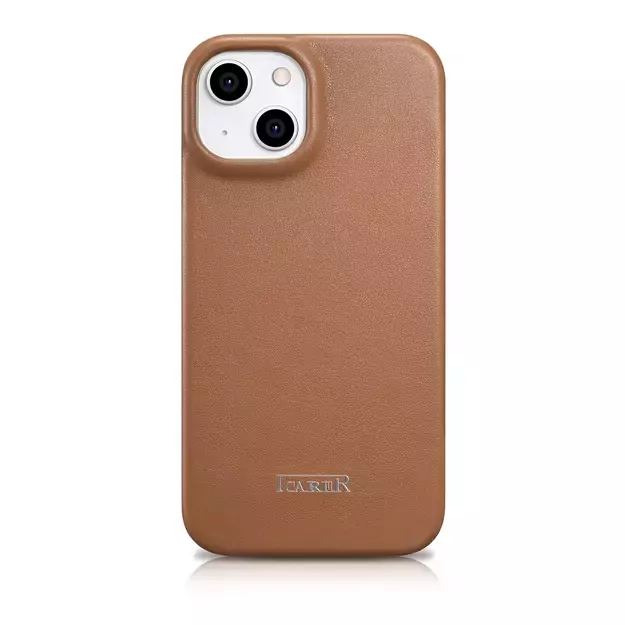 iCarer CE Premium Leather Folio Case iPhone 14 Plus Magnetic Flip Leather Folio Case MagSafe Brown (WMI14220715-BN) 3