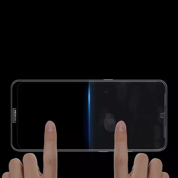 Dux Ducis 10D Tempered Glass Tough Screen Protector Full Coveraged with Frame for Nokia 1.4 transparent (case friendly) 9