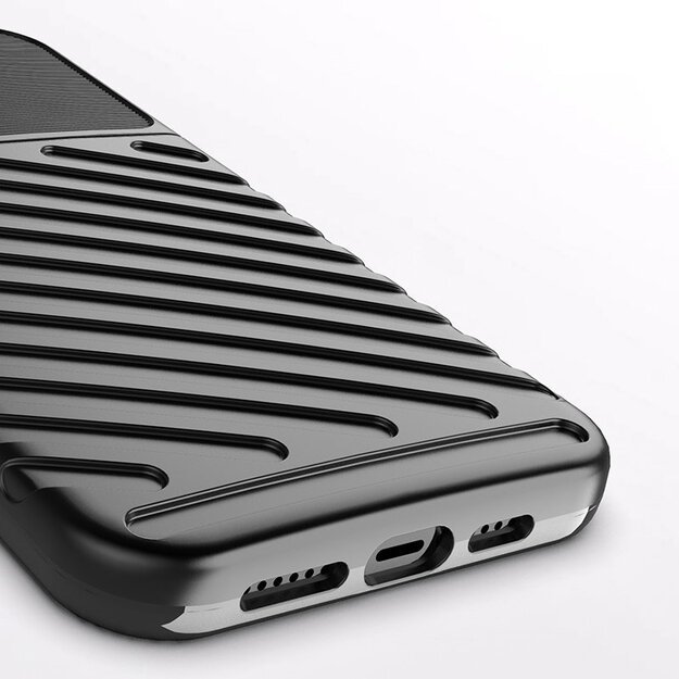 Thunder Case Flexible Tough Rugged Cover TPU Case for iPhone 13 Pro Max black 24