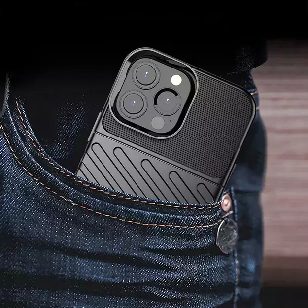 Thunder Case Flexible Tough Rugged Cover TPU Case for iPhone 13 Pro Max black 8