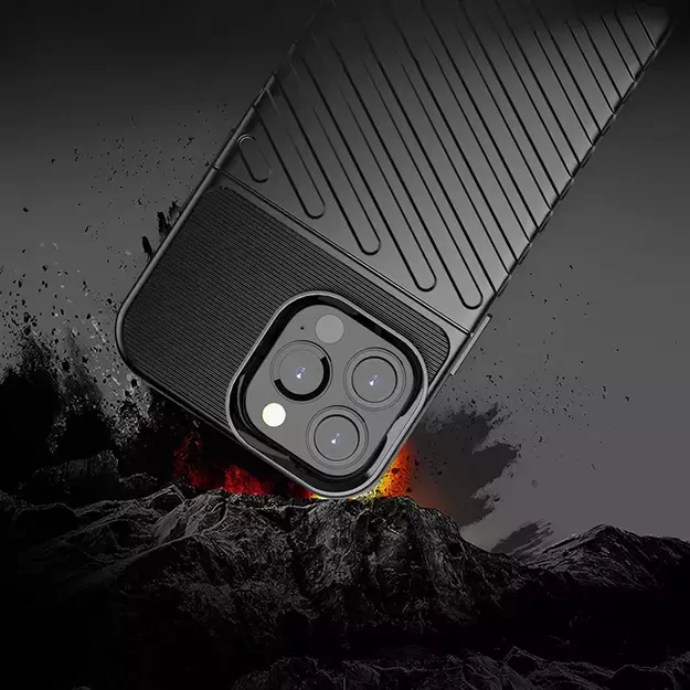 Thunder Case Flexible Tough Rugged Cover TPU Case for iPhone 13 Pro Max black 4
