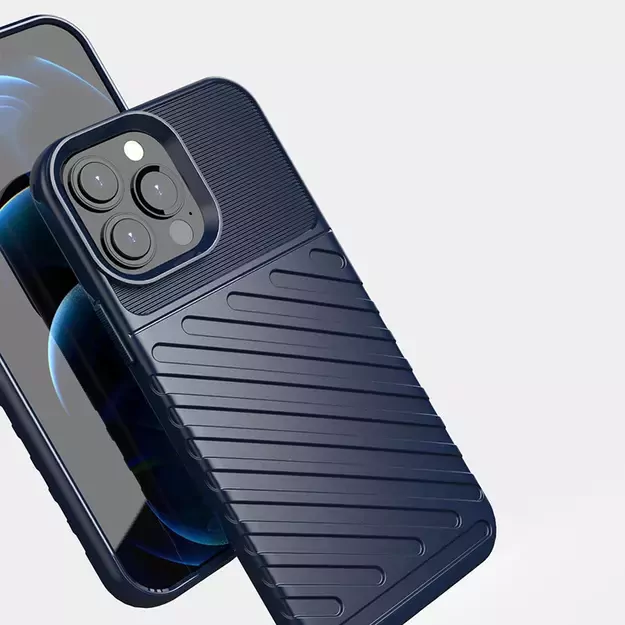 Thunder Case Flexible Tough Rugged Cover TPU Case for iPhone 13 Pro Max black 6