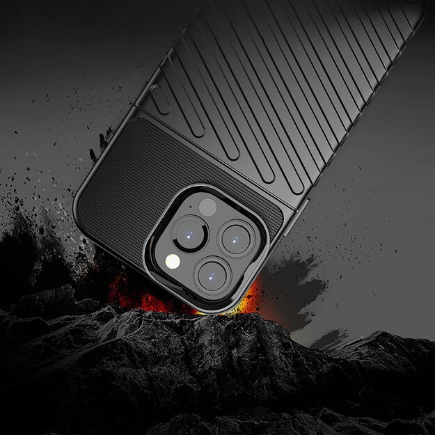 Thunder Case Flexible Tough Rugged Cover TPU Case for iPhone 13 Pro Max black 18