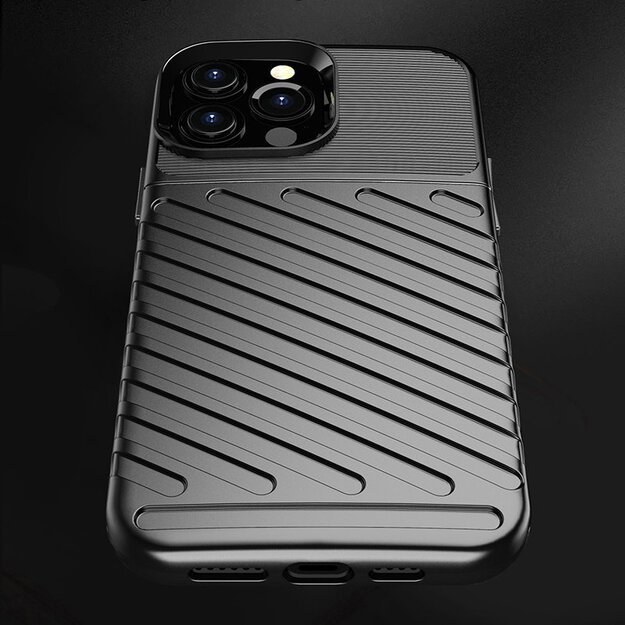 Thunder Case Flexible Tough Rugged Cover TPU Case for iPhone 13 Pro Max black 19