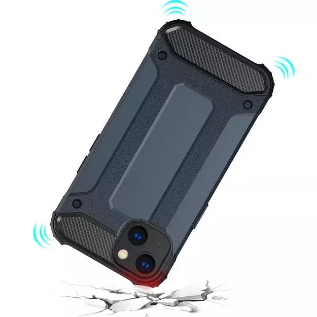 Hybrid Armor Case Tough Rugged Cover for iPhone 13 mini golden 5