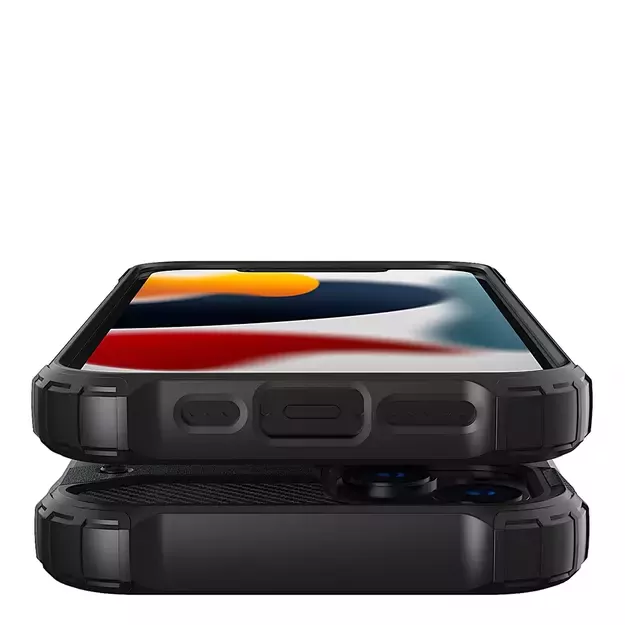 Hybrid Armor Case Tough Rugged Cover for iPhone 13 mini golden 6